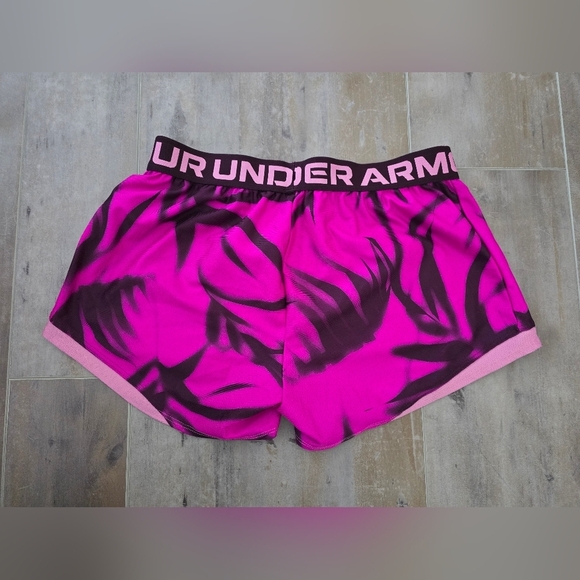 Under Armour Pink and Black Marbles Shorts - Picture 5 of 7